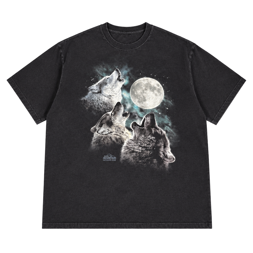 The Mountain Three Wolf Moon T-Shirt Size XL 1