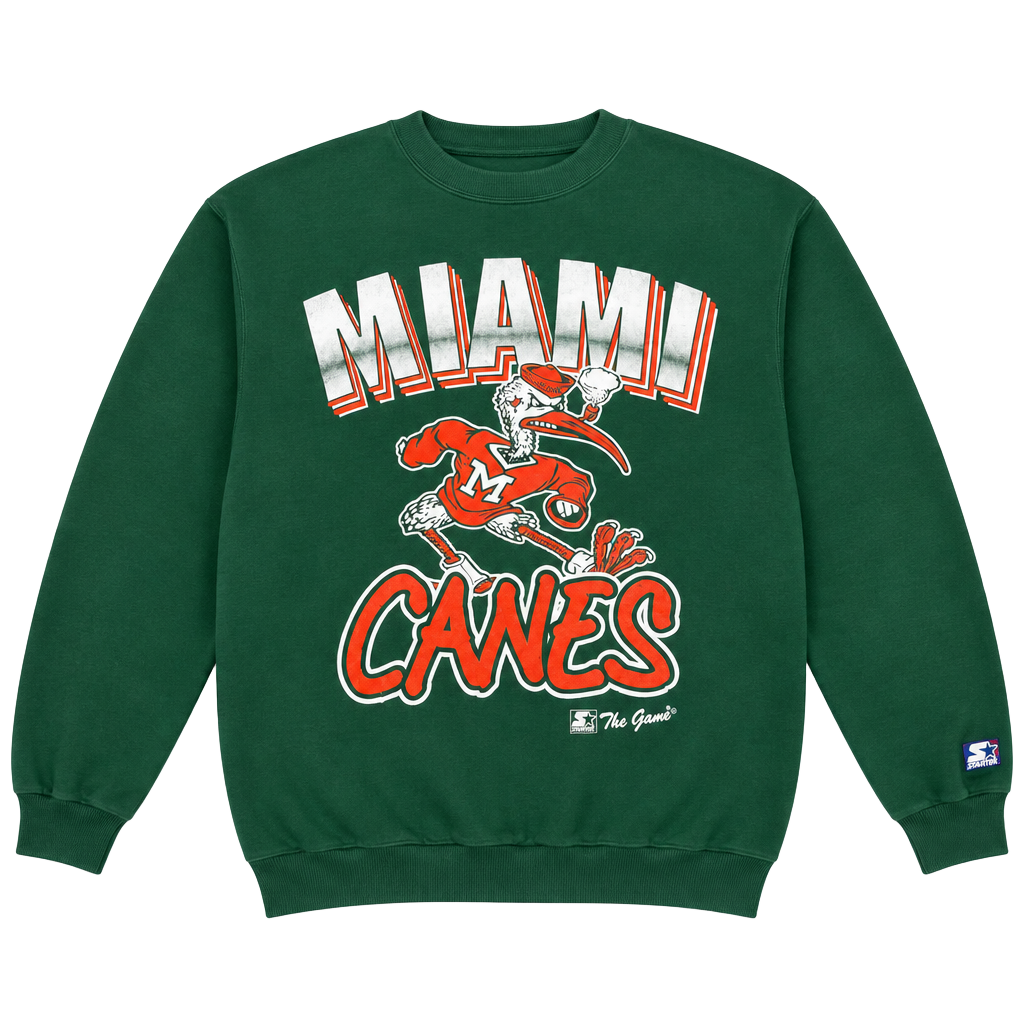 90s The Game Miami Hurricanes Crewneck 1