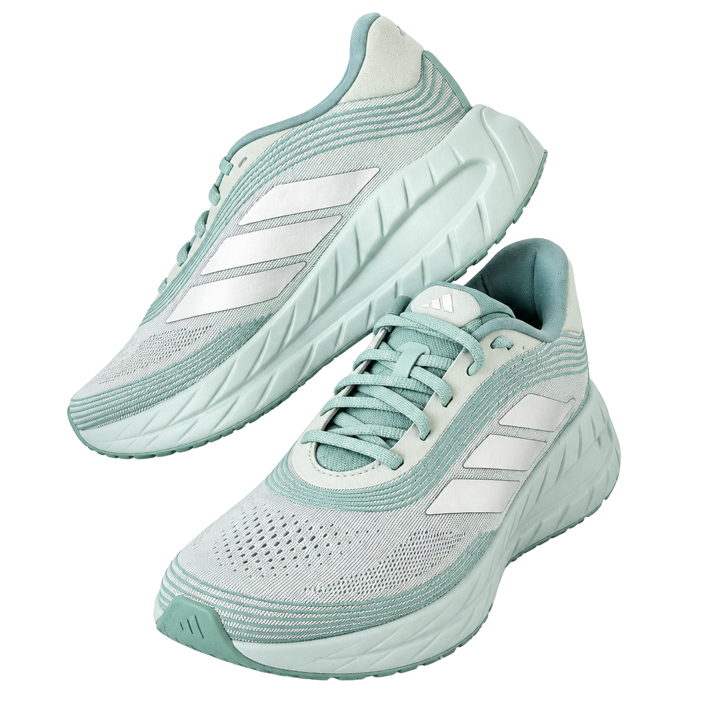 Adidas Adipure Shift W Size 7 Green Running Shoes 1