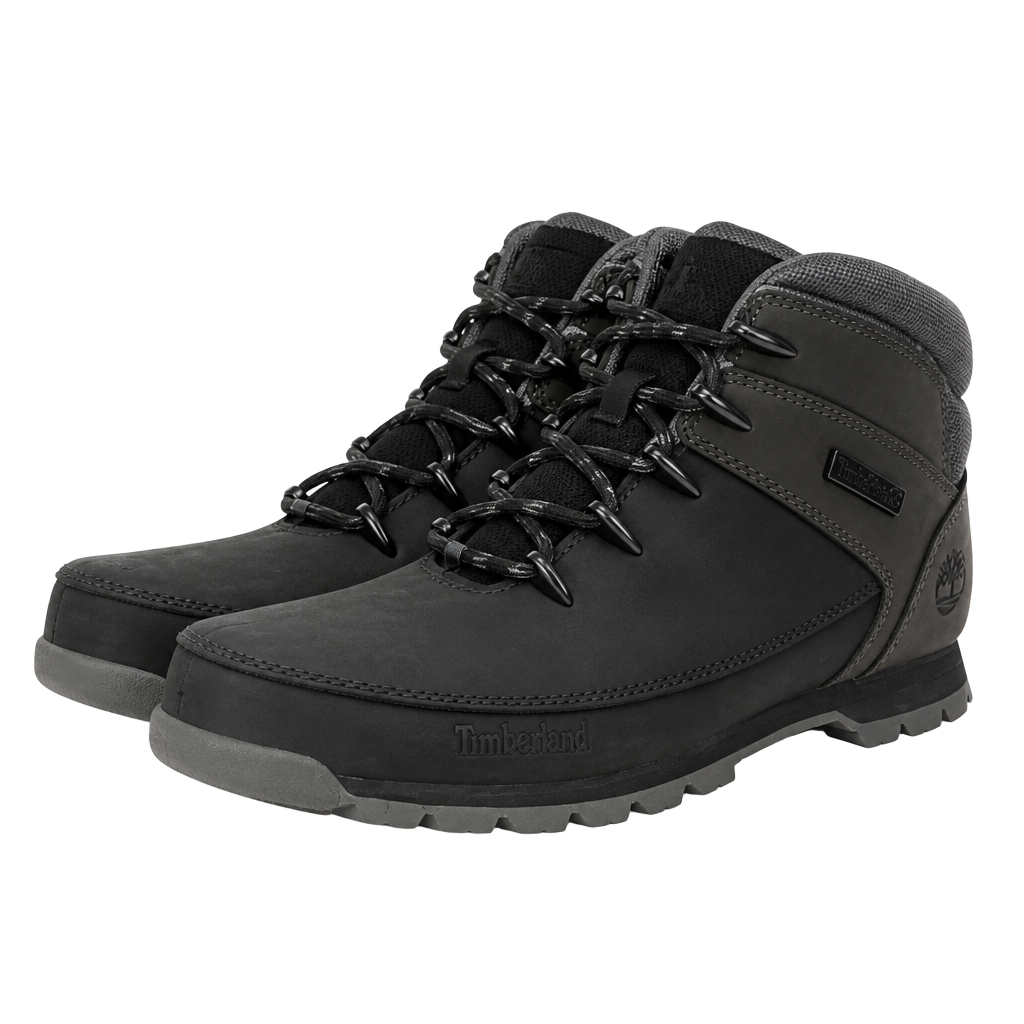 Timberland Euro Sprint Hiking Boots Size 11 Black Leather 1