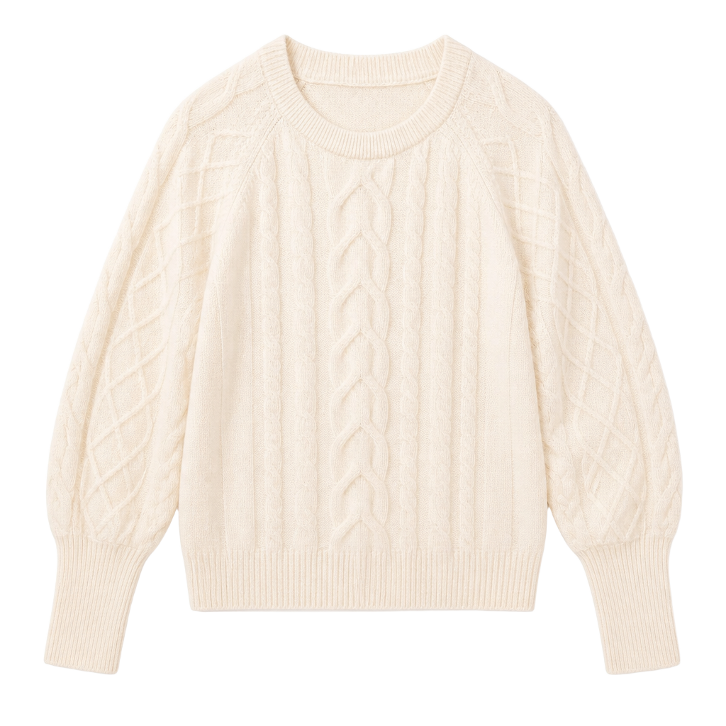 Tahari cable knit sweater 1