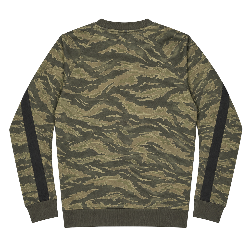 Alternative Champ Eco-Fleece Sweatshirt Size M Tonal Tiger Camo 1