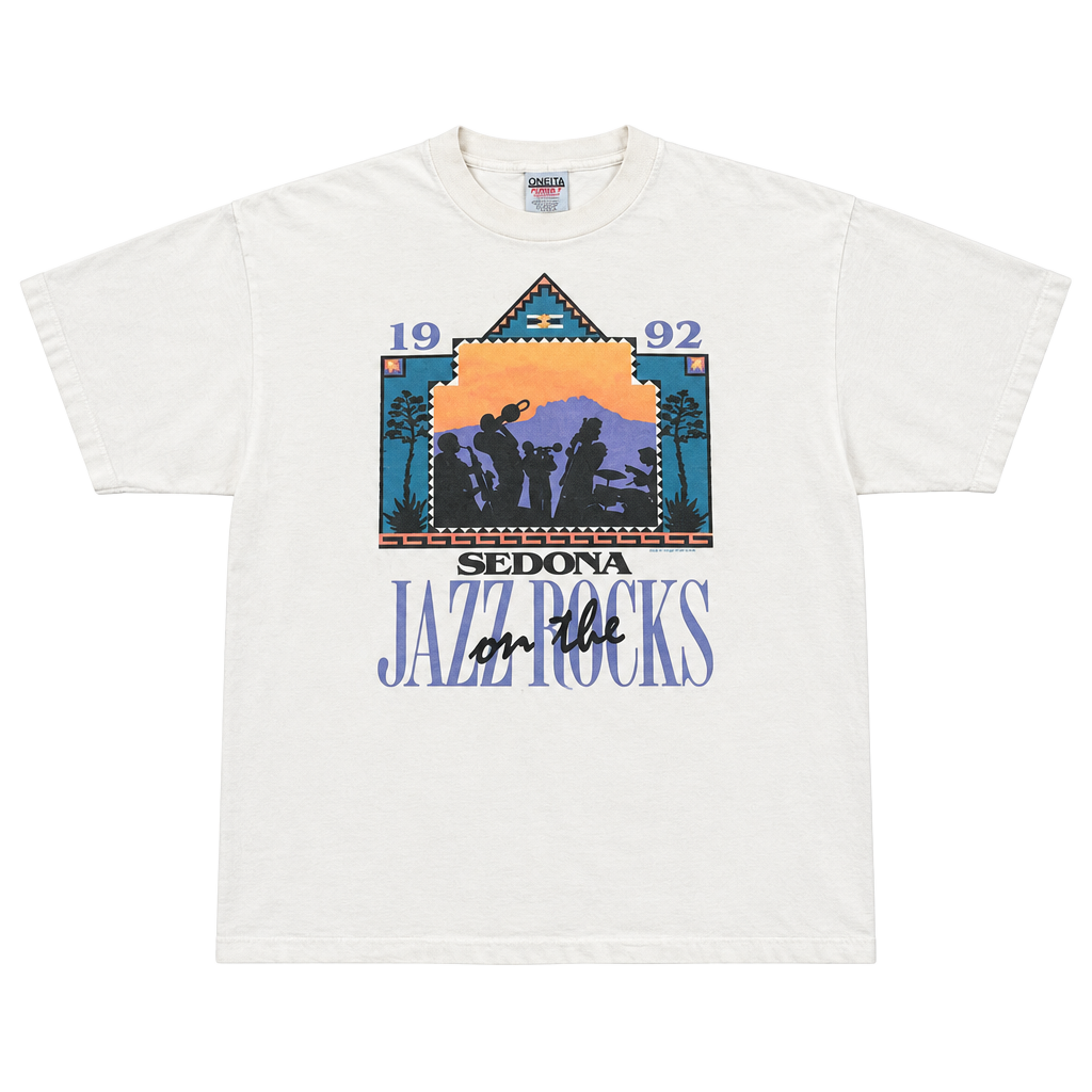 Vintage Oneita 1992 Sedona Jazz On The Rocks T-Shirt XL 1