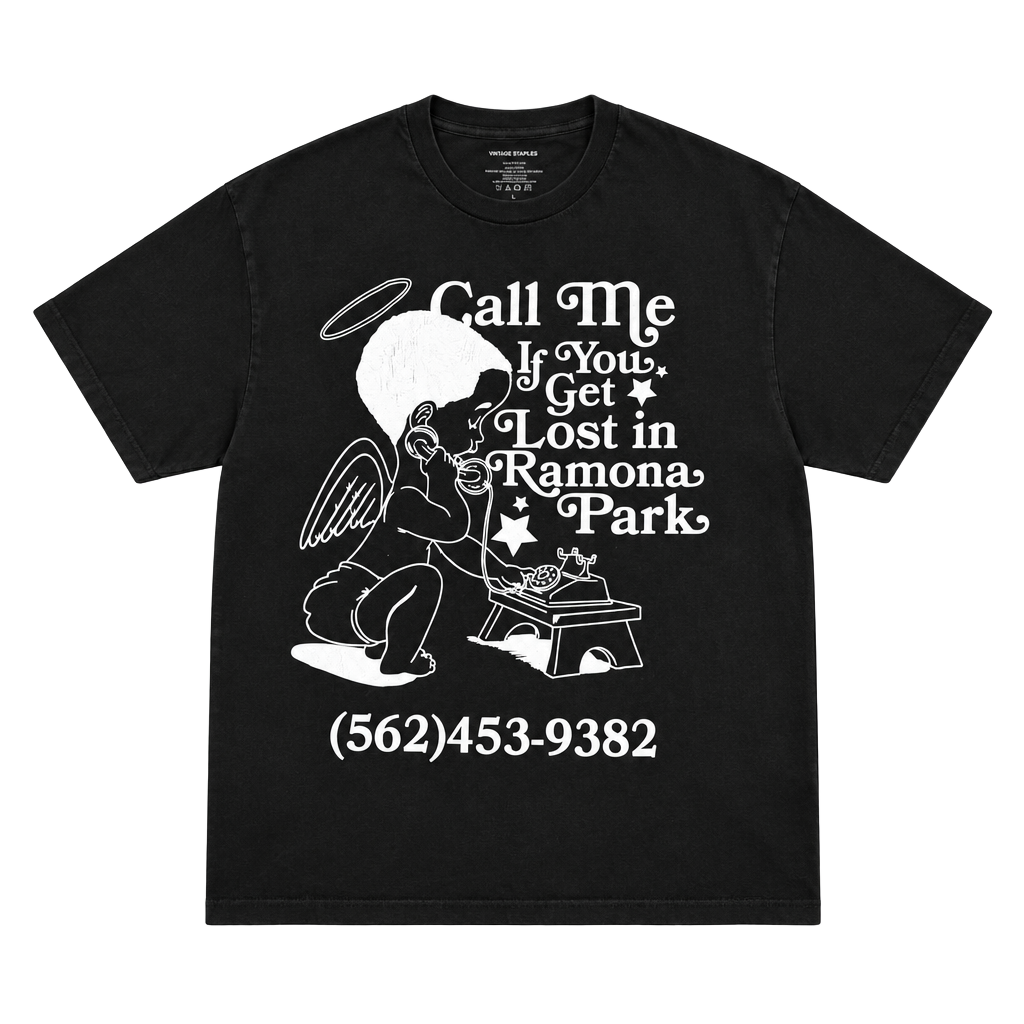 Vince Staples Ramona Park Tour T-Shirt Size XL Black Graphic Tee 1