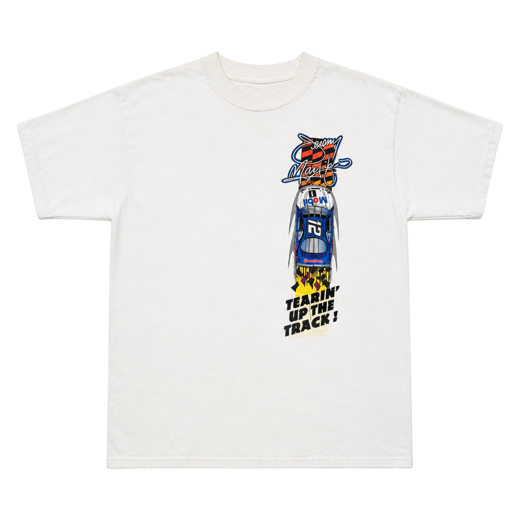 Vintage 1999 Jeremy Mayfield Mobil 1 Racing NASCAR T-Shirt 1