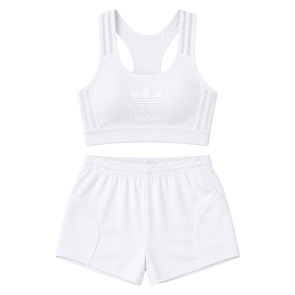 adidas Women's W Clsc Tennis S White Athletic Shorts with Pockets 1