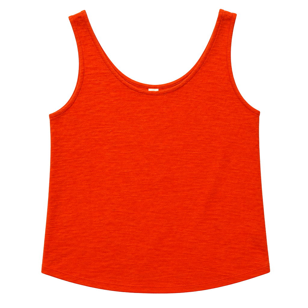 Old Navy Orange Cropped Knit Sleeveless Sweater Tank Top, Medium 1