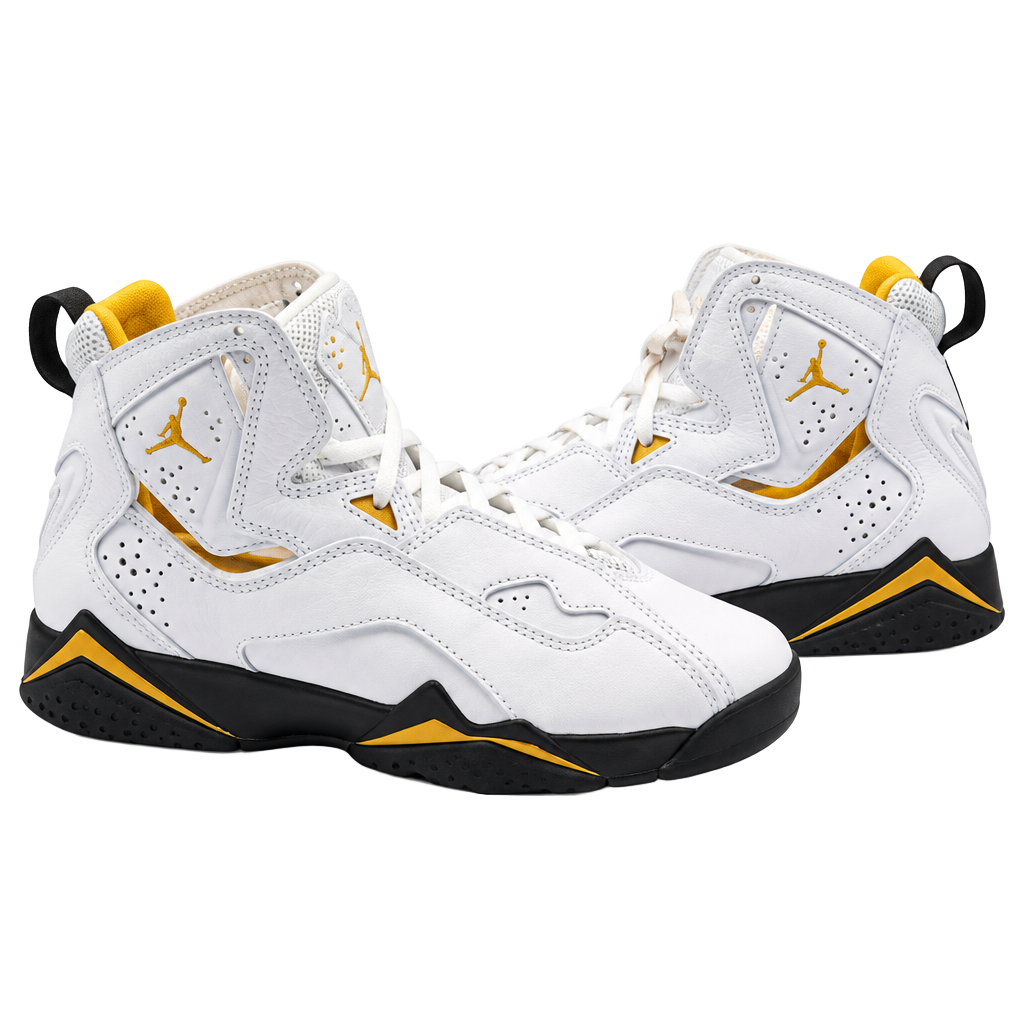 Jordan True Flight Size 4Y White Black Yellow Ochre 1