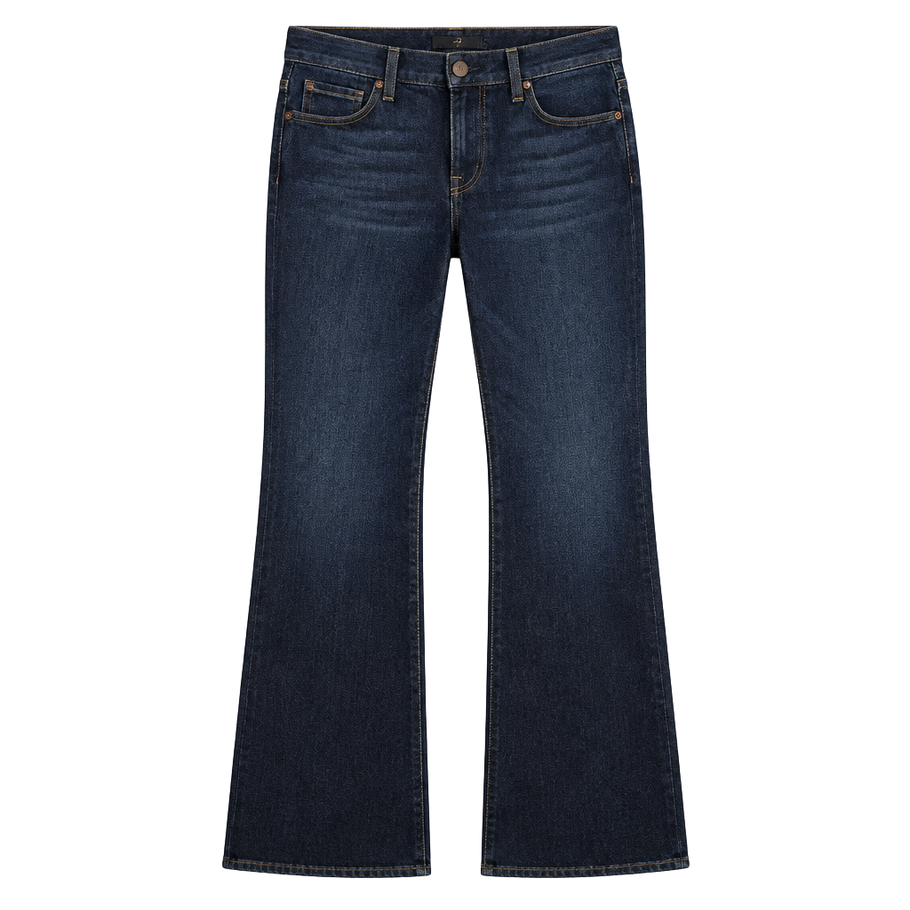 7 For All Mankind Kimmie Bootcut Jeans Dark Wash Sz 28 1