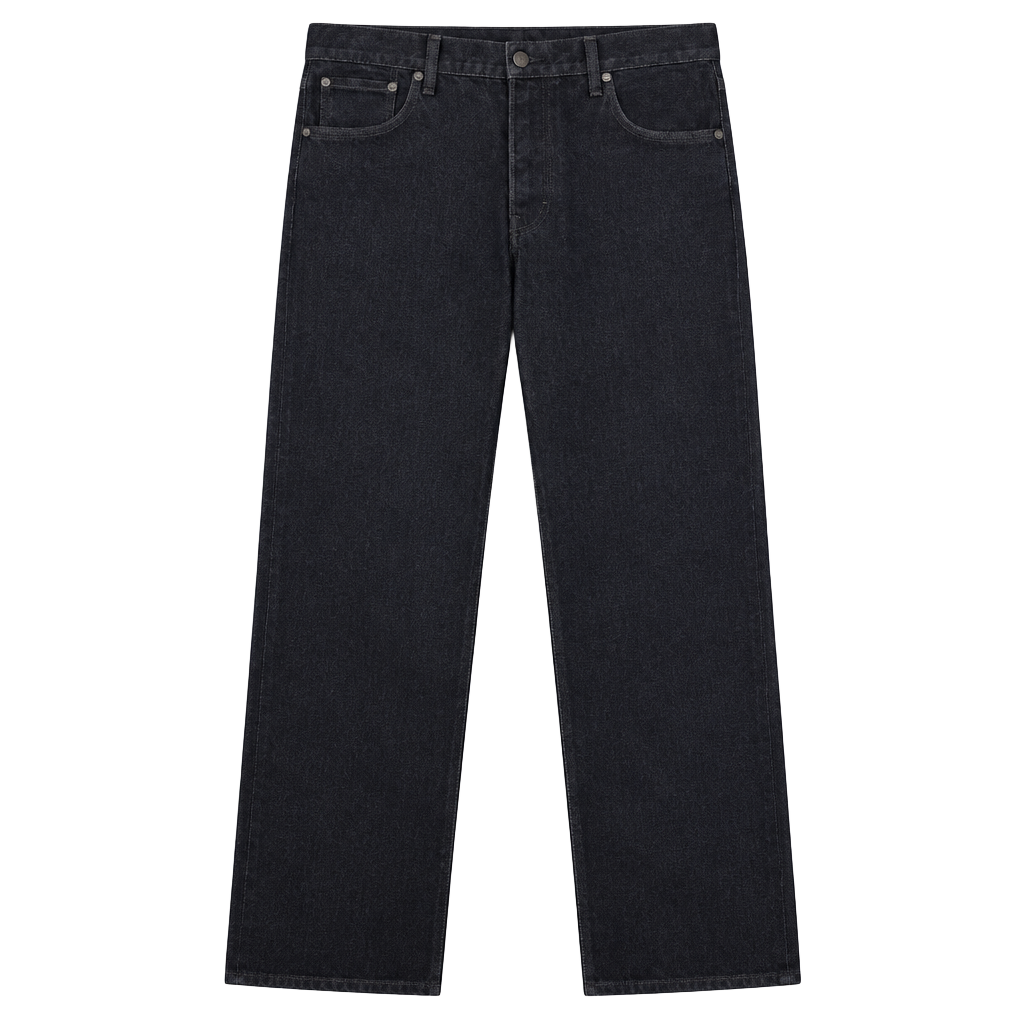 Levi's 501 XX Size 42x32 Black Button Fly Denim Jeans 1