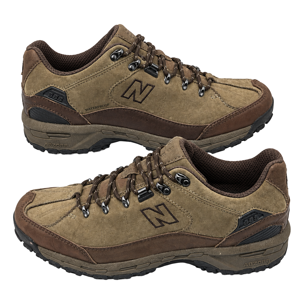 New Balance MW965BR Size 10.5 4E Brown Leather Walking Shoes 1
