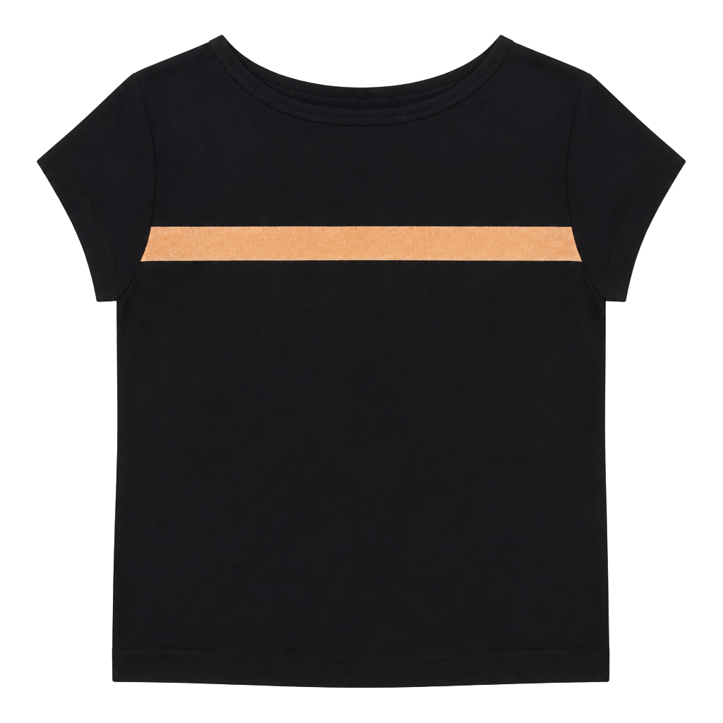 Theory Black V-Neck Short Sleeve Top with Twist Front Detail Size M 1