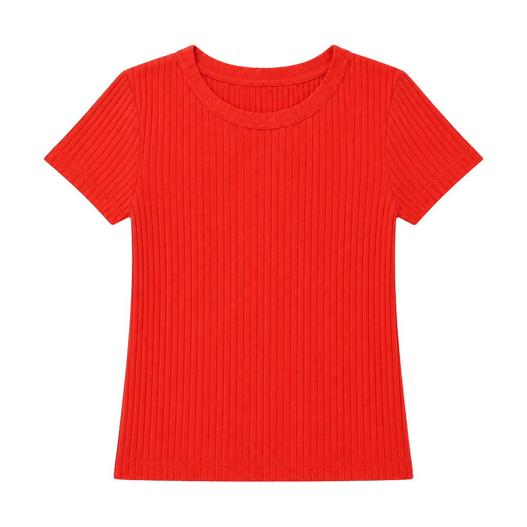 Zara Red Ribbed Knit Sleeveless Midi Dress with Ruffle Trim Sleeves 1