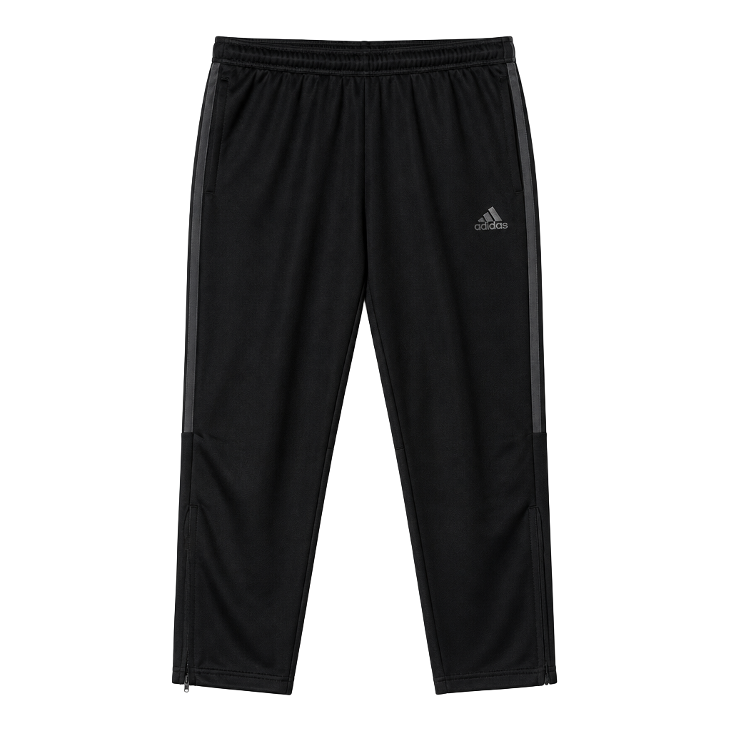 adidas AEROREADY Primegreen XL Black and Gray 3-Stripes Track Pants size XL 1