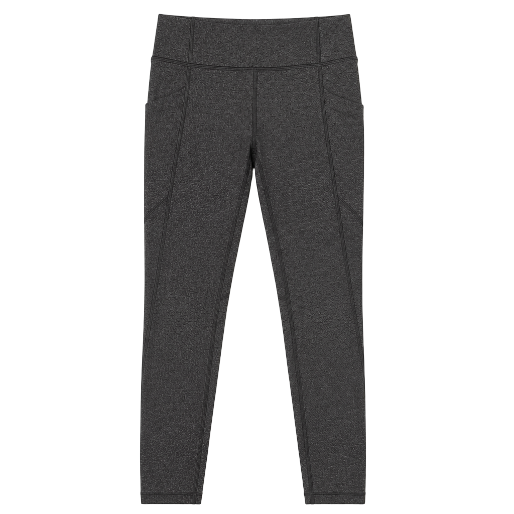 Athleta Girl M/8-10 Stash Your Treasures Tight Heathered Grey Leggings 1