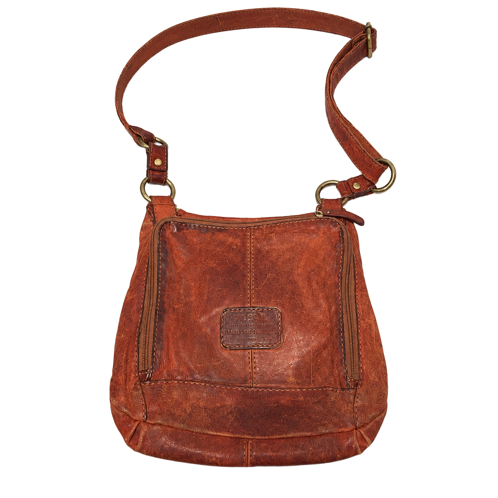 Fossil Leather Crossbody Bag 1
