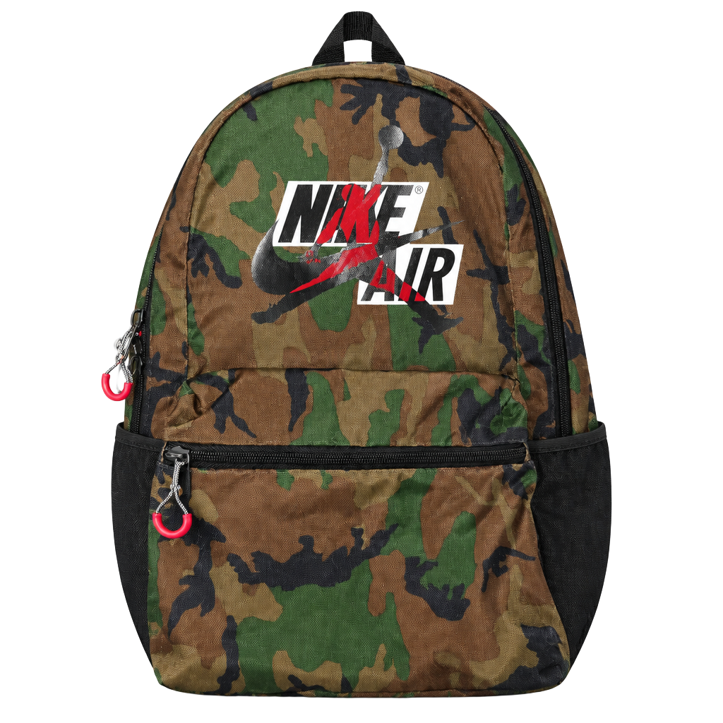 NIKE BOY'S - JUMPMAN CAMO BACKPACK - CAMO GREEN 9A0381 650 1