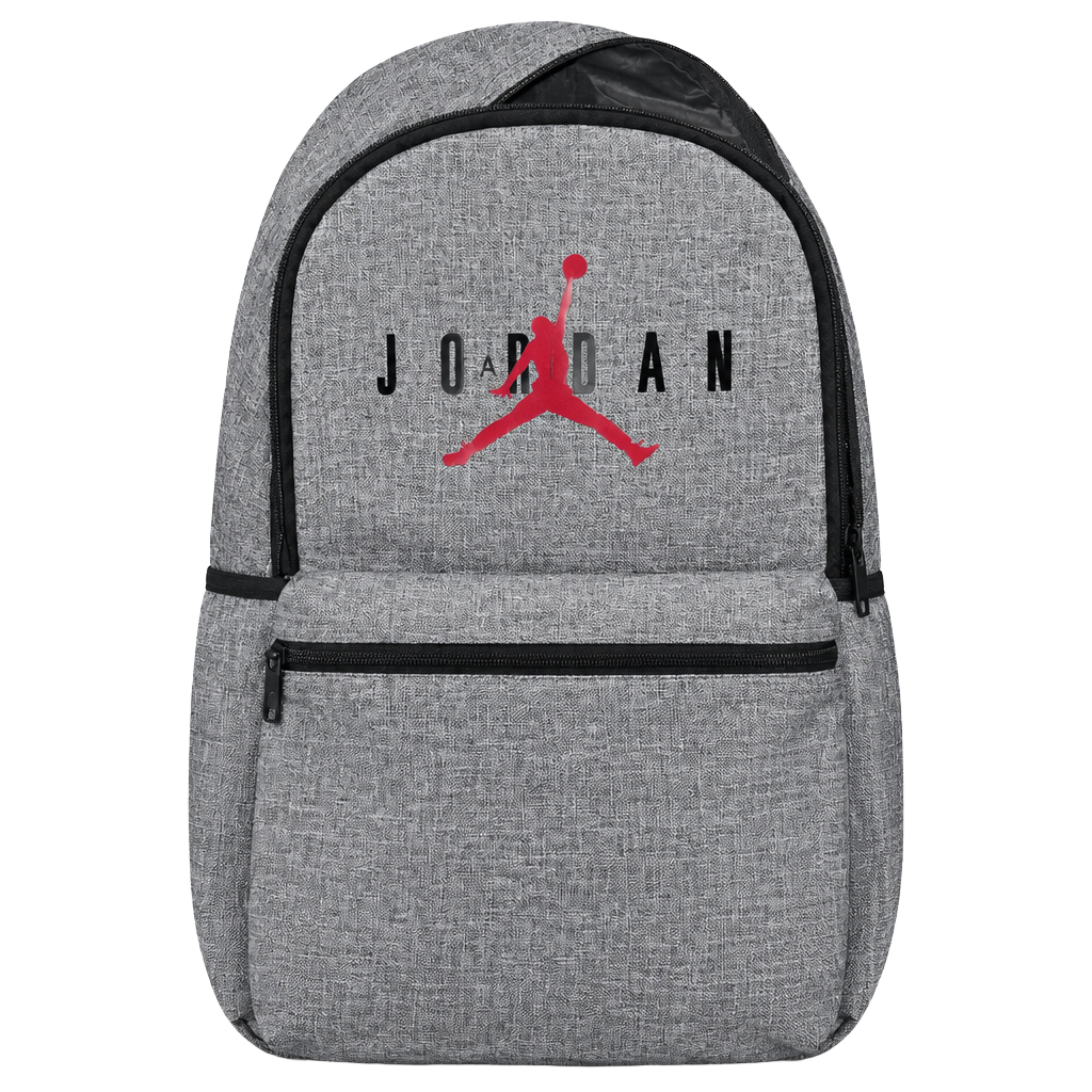 Jordan Jumpman Backpack Heather Gray Red 1