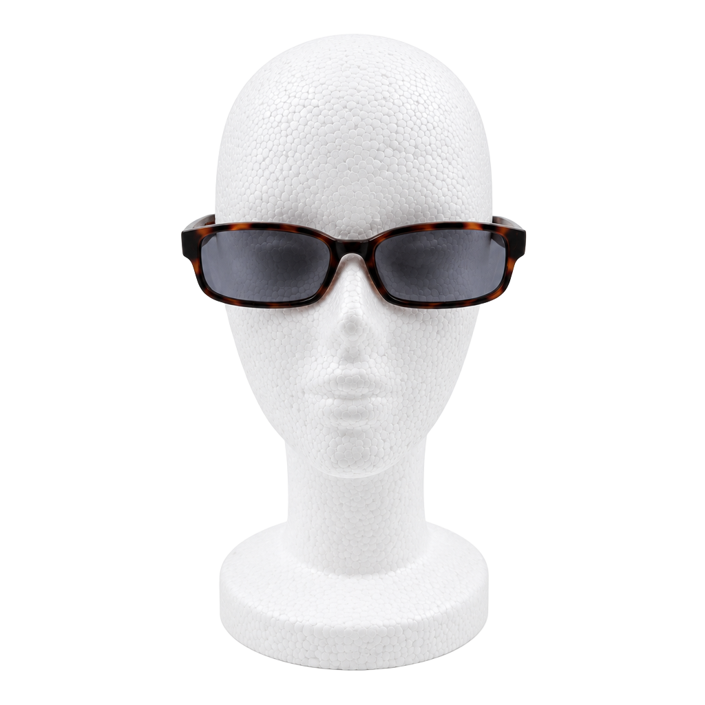 VTG MP9002 TO Eyeglasses Frames Brown Tortoise Rectangular Horn Rim 55-16-145 1