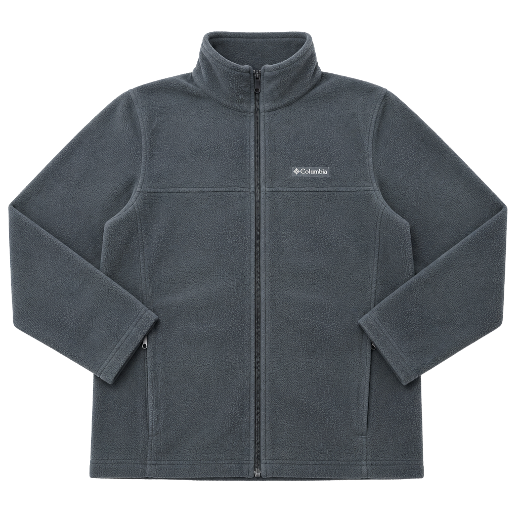 Columbia Steens Mountain 2.0 Fleece Jacket Size M Black Full Zip 1