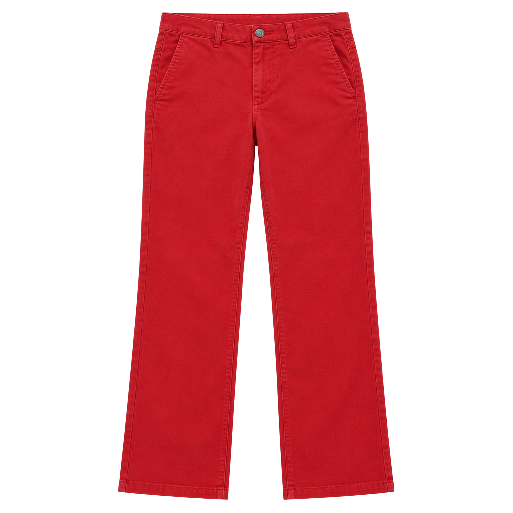 Bonobos Washed Chinos Size 30/30 Red Straight Fit Pants 1