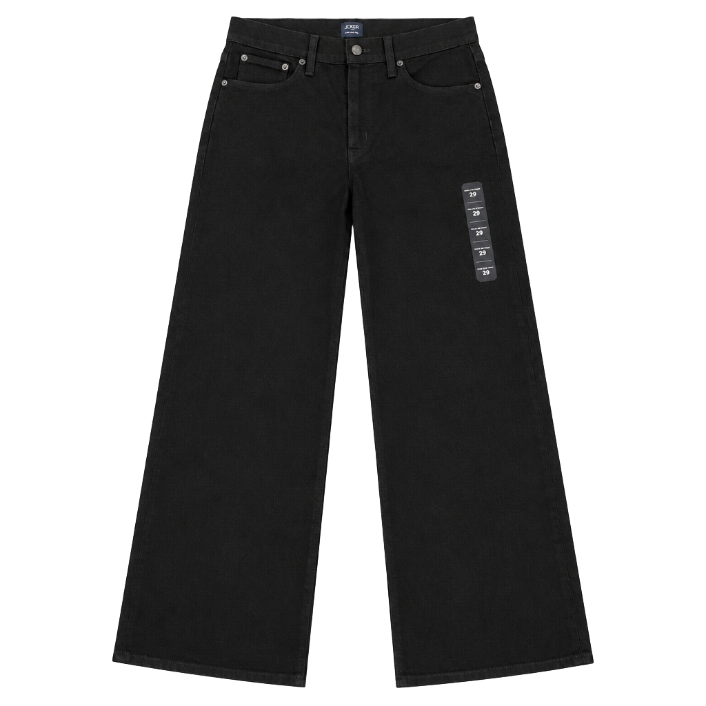J.Crew Wide-Leg Crop Pants Size 29 Black Twill 1