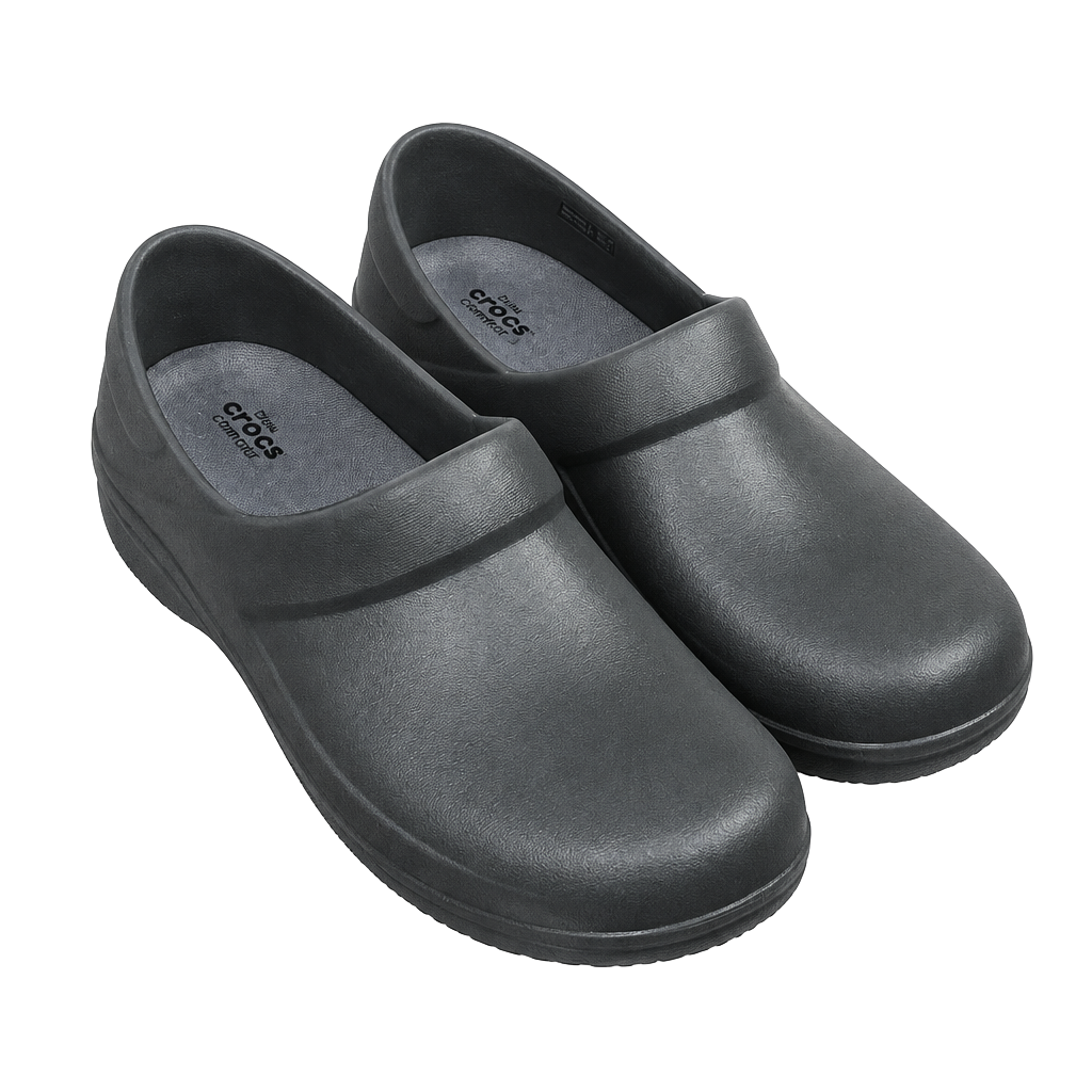Crocs On-The-Clock Work Clog Size W11 Black Slip Resistant 1