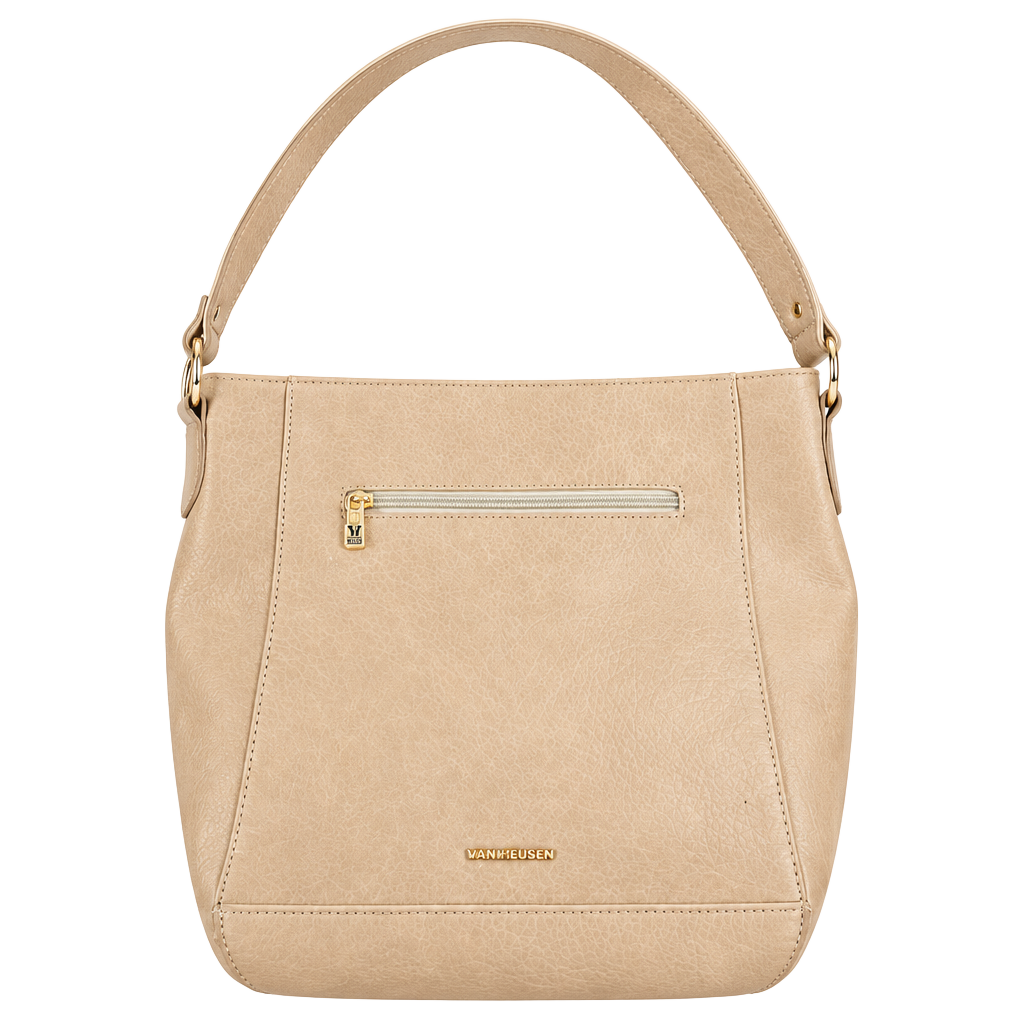 Montana West Select Beige Faux Leather Shoulder Bag 1