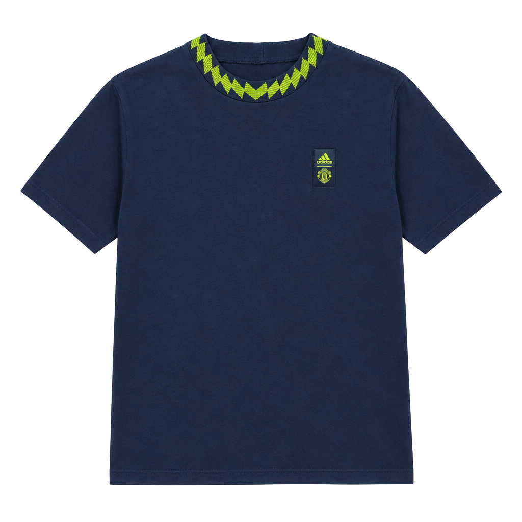 Adidas Manchester United HE6646 T-Shirt Size L Navy Green 1