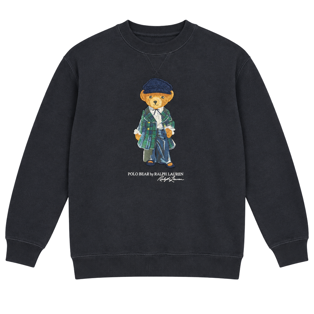 Polo Ralph Lauren Polo Bear Sweatshirt Size XL (16) Navy Blue 1