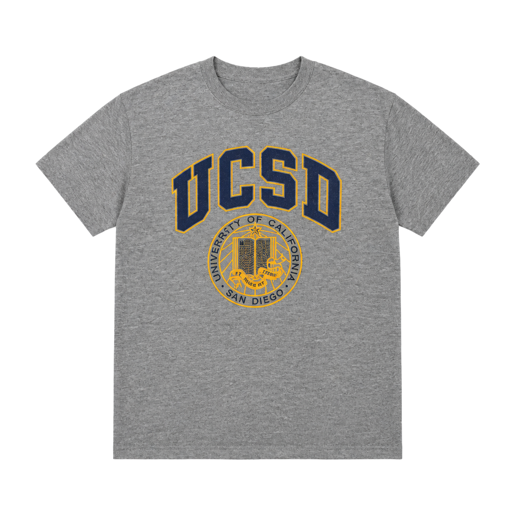 Russell Athletic UCSD T-Shirt Size S Gray University of California San Diego 1