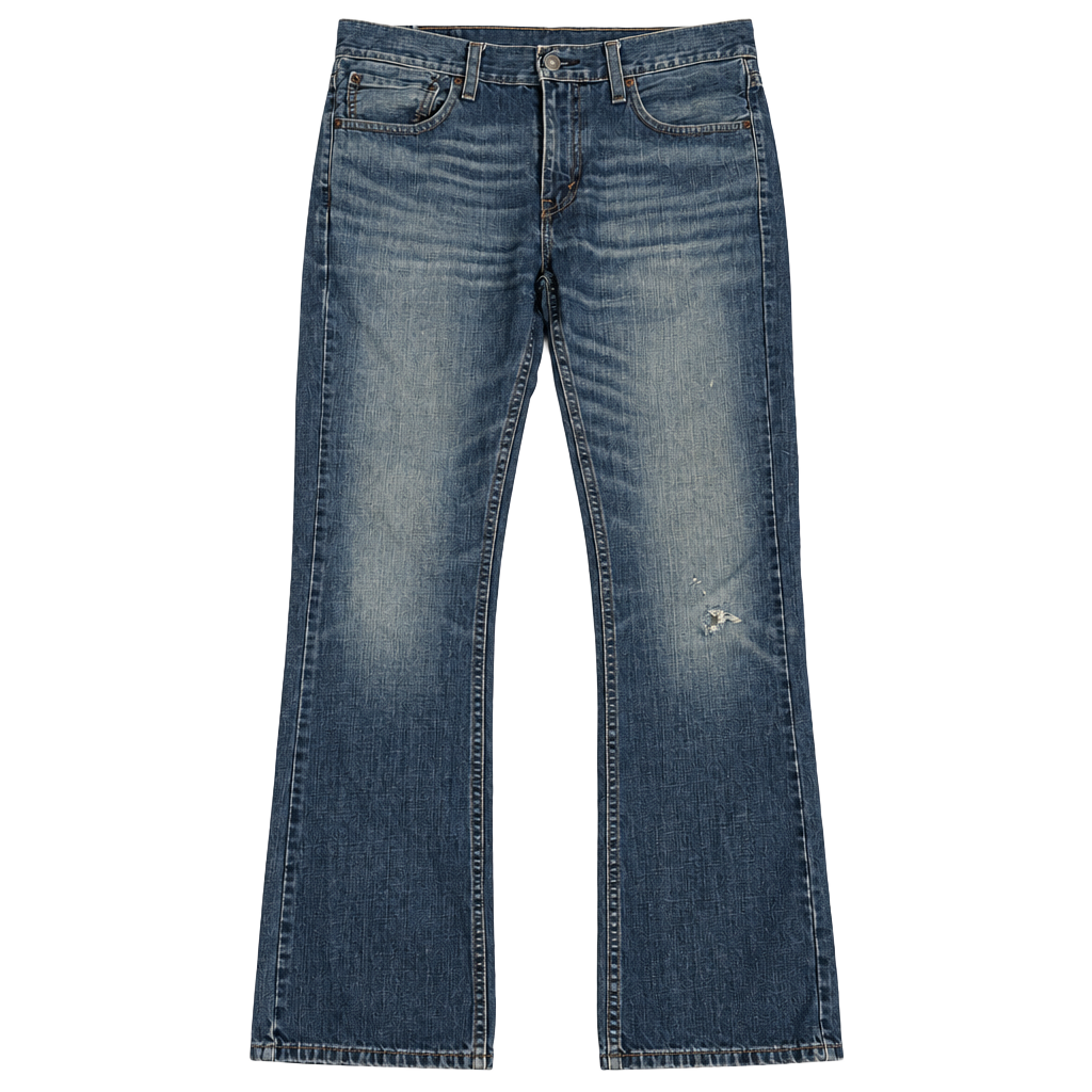 Levi's 527 Slim Bootcut Jeans 32x32 Blue Denim 1
