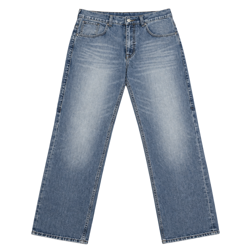 Rocawear Men's Regular Fit Jeans Blue Denim Hip Hop Cotton Pockets Size Regular 1