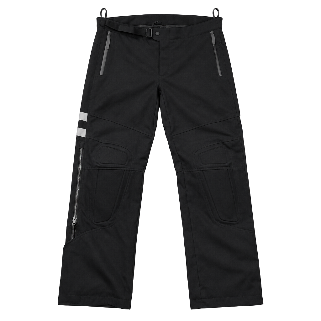 REV'IT! Motorcycle Pants Size XXL Black CE Armor Riding Trousers 1
