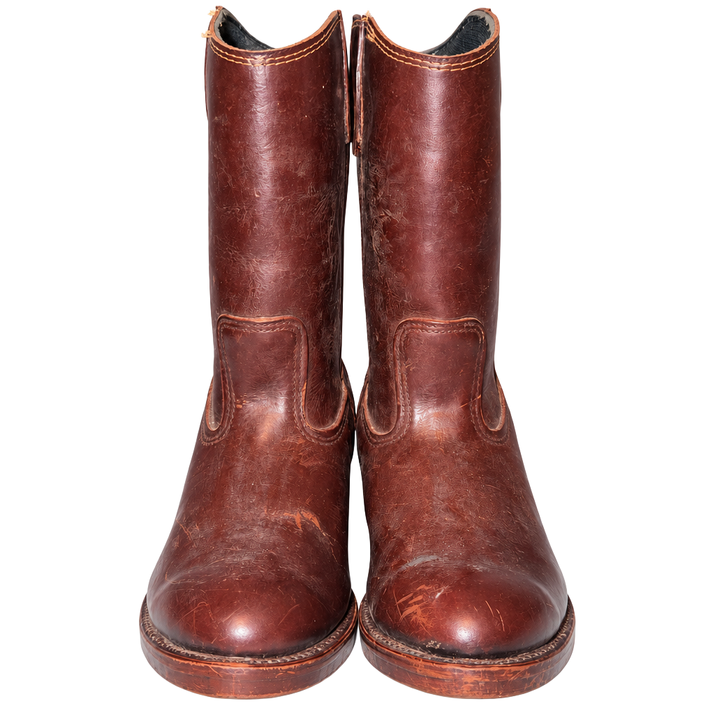 Vintage LaCrosse Size 9 Waterproof Rubber Cowboy Boots Made in USA 1