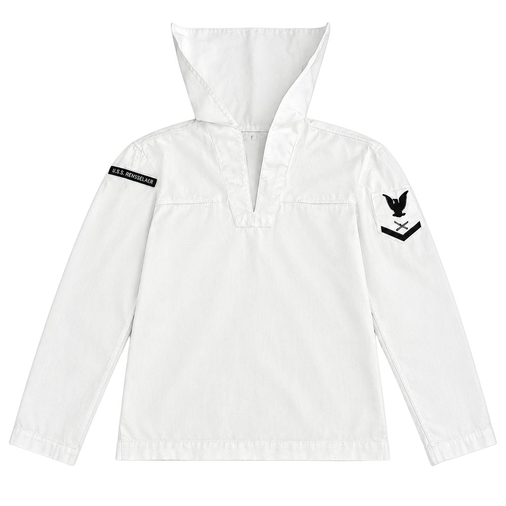 US Navy Cracker Jack Jumper White Sailor Uniform USS Kearsarge Item 0499 1