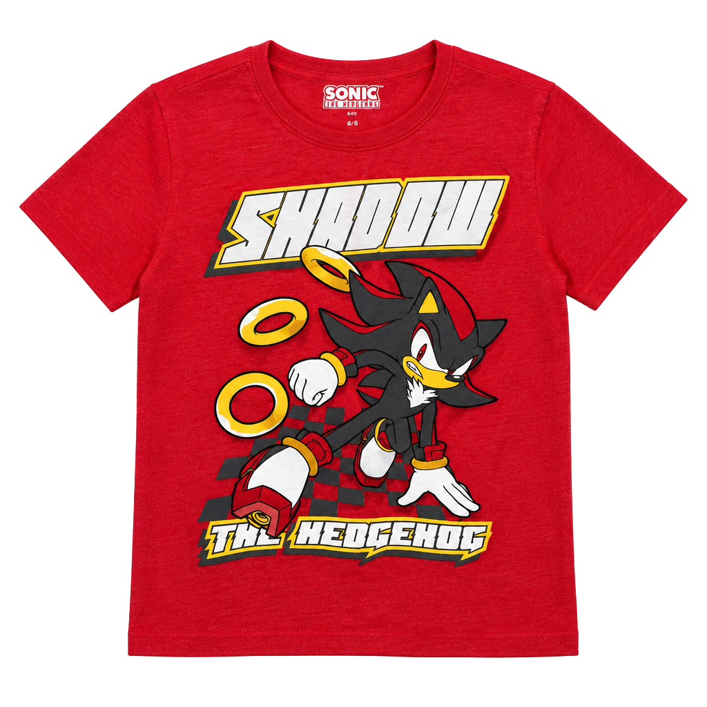 Sonic The Hedgehog Shadow The Hedgehog Graphic T-Shirt Size 8 1