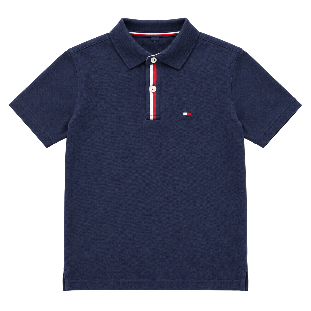 Tommy Hilfiger Polo Shirt Size M Blue Navy 1