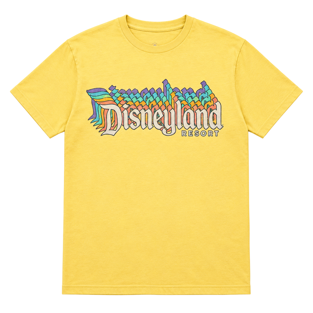 Disneyland Resort Graphic T-Shirt Yellow Size S 1