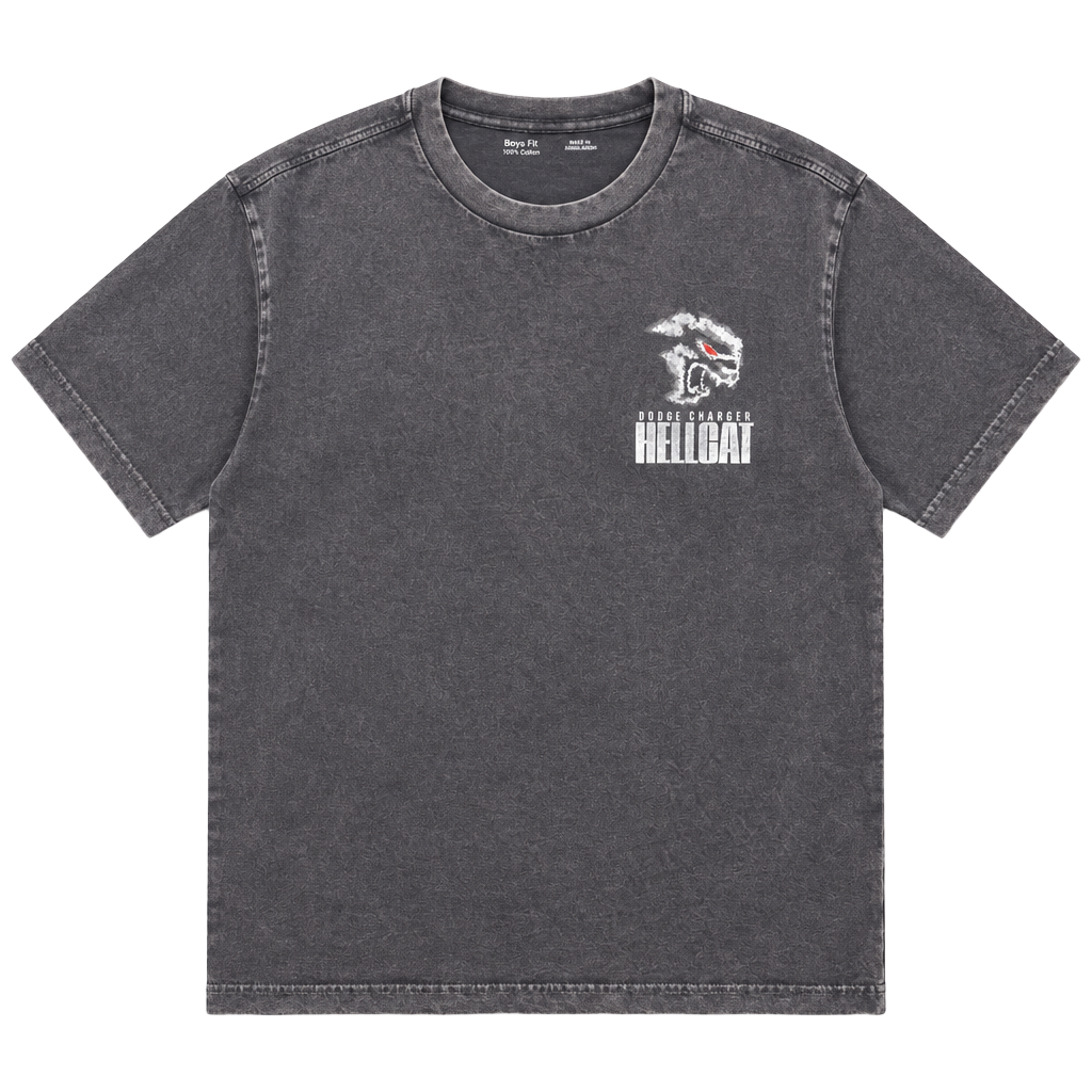 Hollister Dodge Charger Hellcat Boxy Fit T-Shirt Size L 1