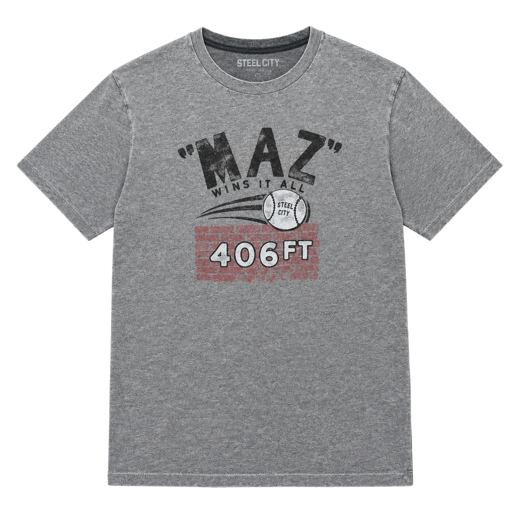 Steel City Maz Wins It All 406 Ft Size L T-Shirt 1