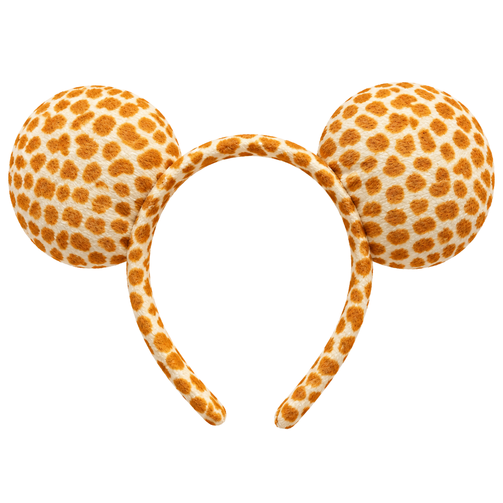 Disney Parks Giraffe Print Mickey Ears Headband Safari Adult 1