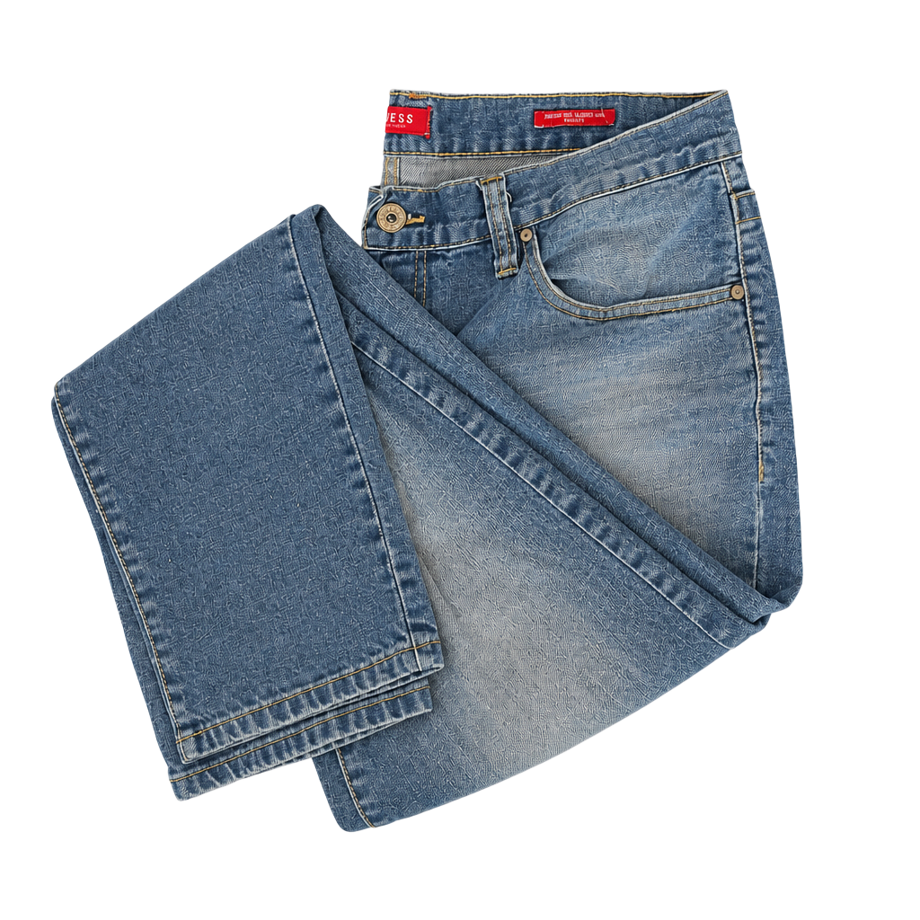 Guess Medium Rise Tapered Slim Jeans 1
