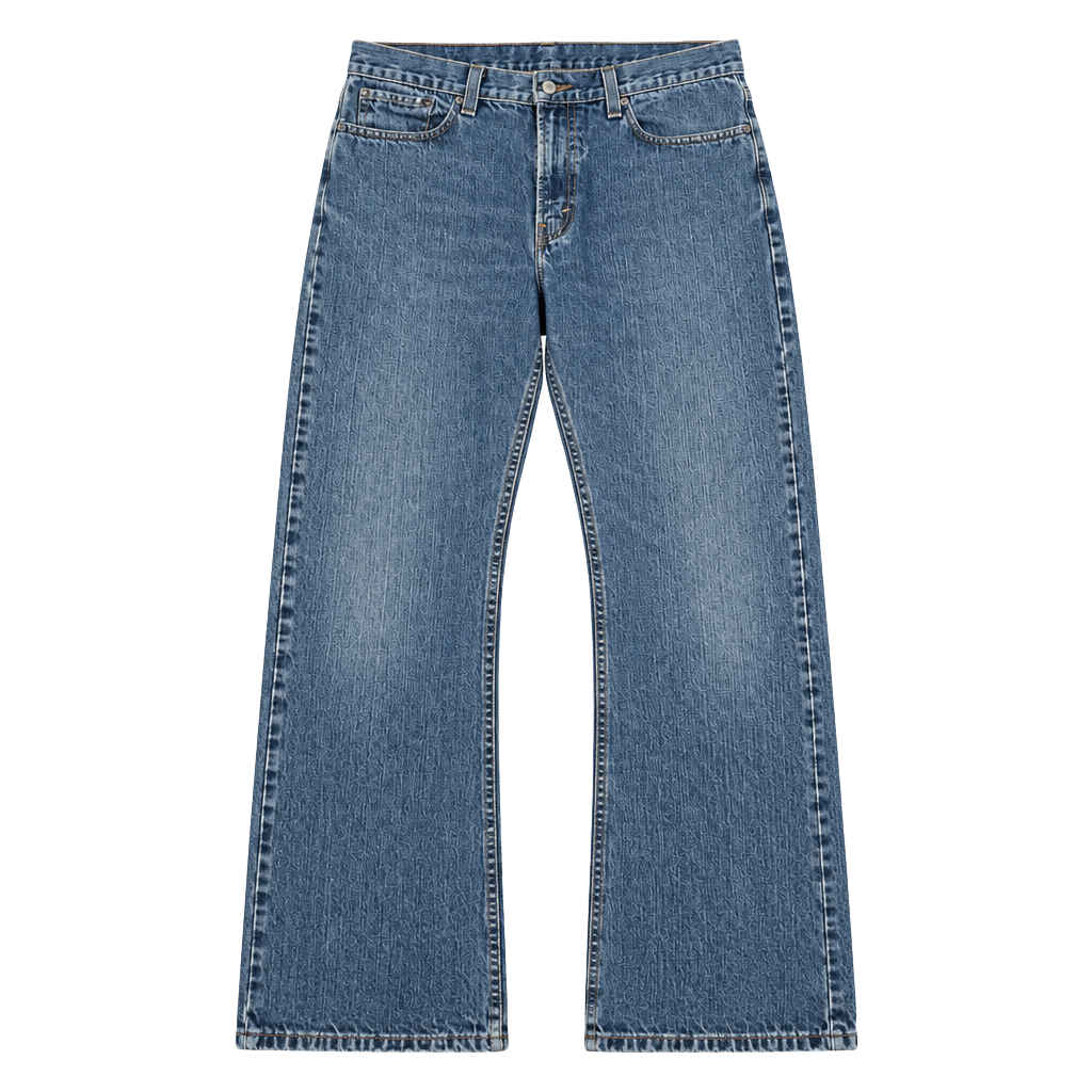 Levi's 527 Low Boot Cut Jeans Blue Denim 1