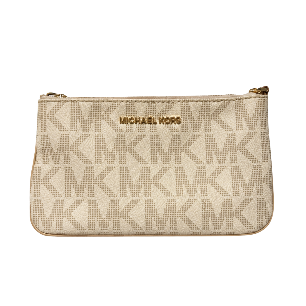 Michael Kors Jet Set Small Signature Logo Wristlet 1