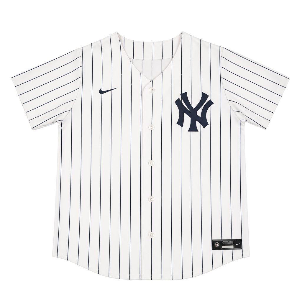 Nike New York Yankees Aaron Judge #99 Home Pinstripe Baseball Jersey 1