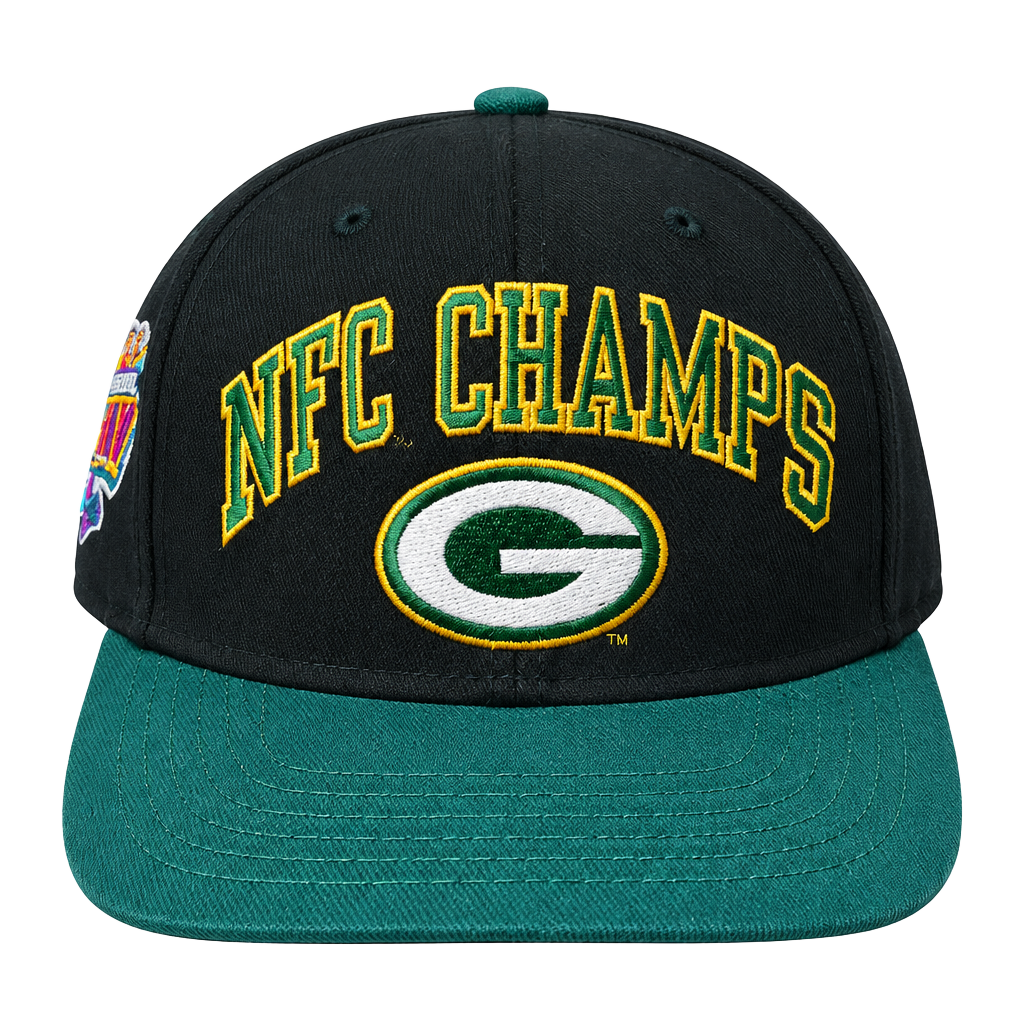 Green Bay Packers NFC Champs Super Bowl XXXI Snapback Hat 1