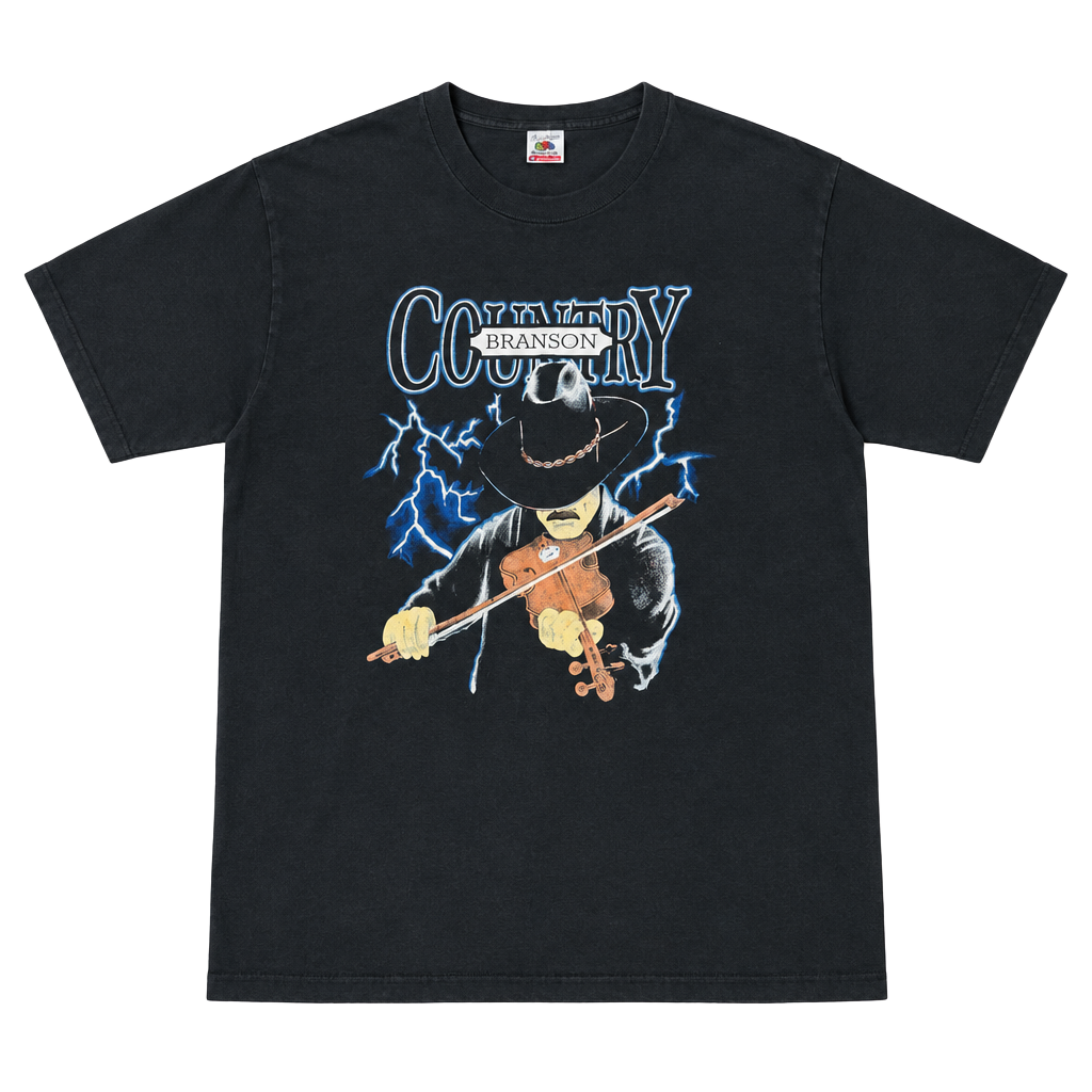 Fruit of the Loom Branson Country Fiddle T-Shirt Size L 1
