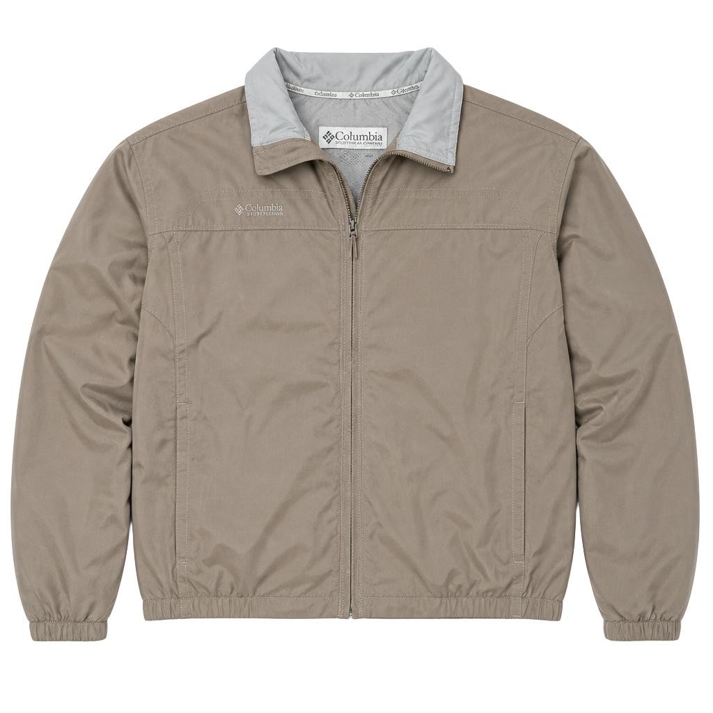 Columbia Sportswear Company Men's Tan Full Zip Outdoor Jacket XL 1