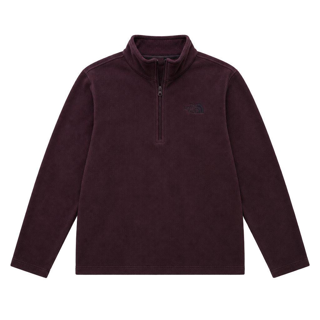 The North Face Fleece Pullover Size M Burgundy 1